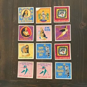 💝Vintage Valentines!💘/ window decals 1995 Disney’s Pocahontas 🐰
